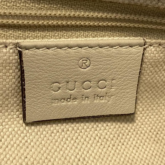 Gucci Sookie Leather Handbag Ivory White - Picture 8 of 9